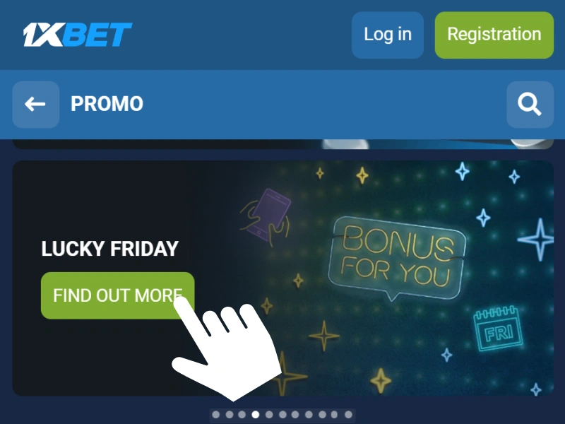 Available bonuses list with Activate button highlighted on 1xBet Kenya