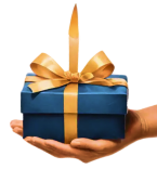 hand holding gift